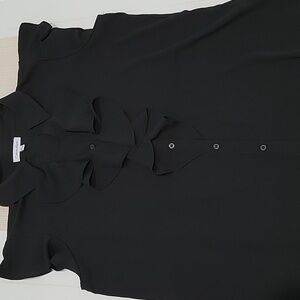 Calvin Klein ruffle blouse, L